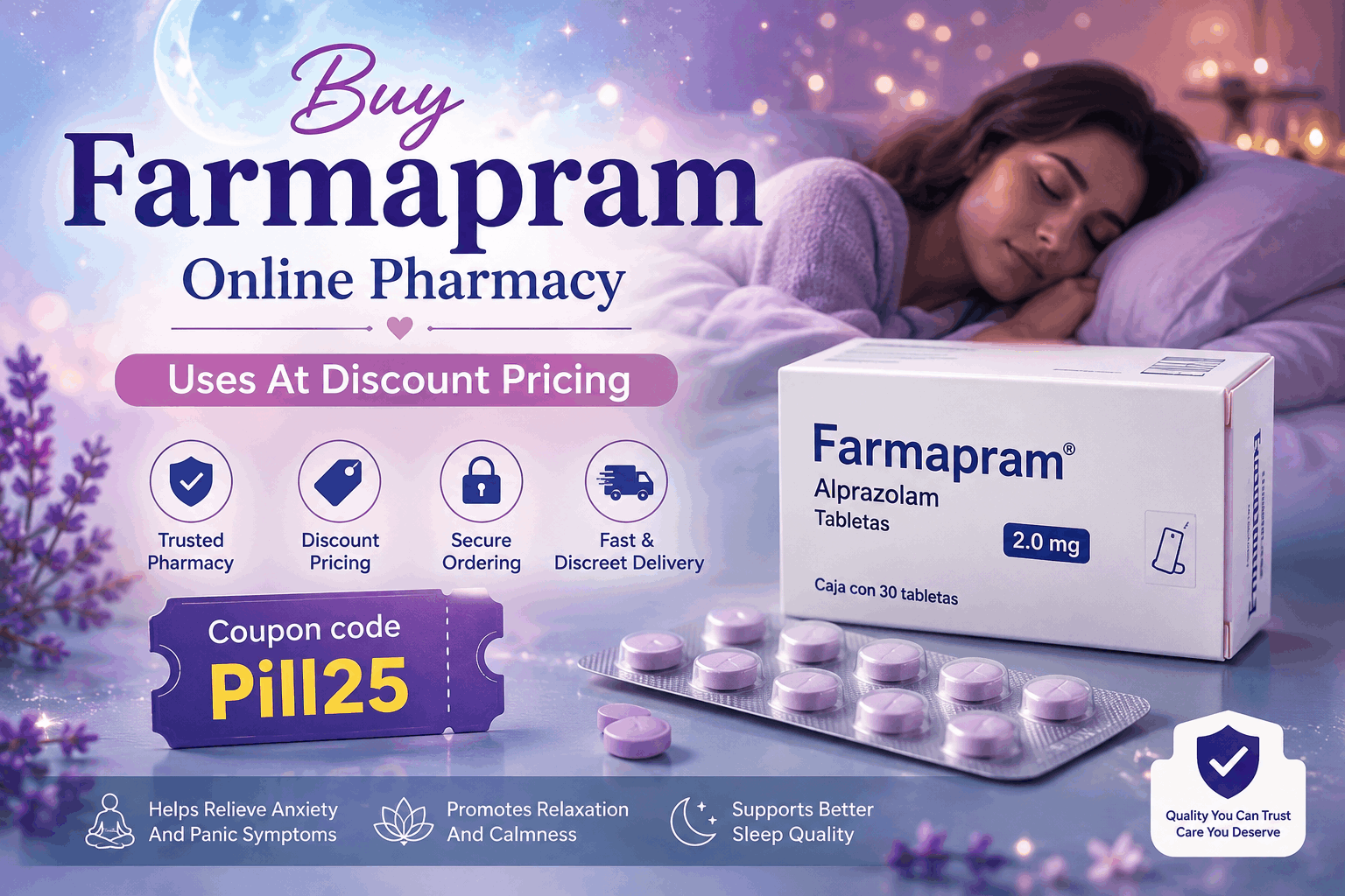 Buy Farmapram Online Pharmacy Uses At Discount Pricing