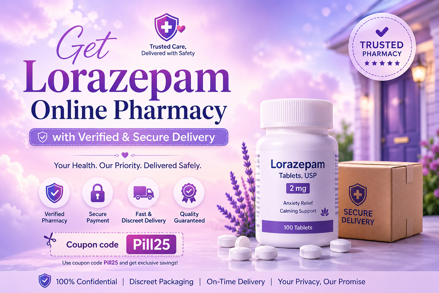 Get Lorazepam Online Pharmacy with Verified & Secure Delivery
