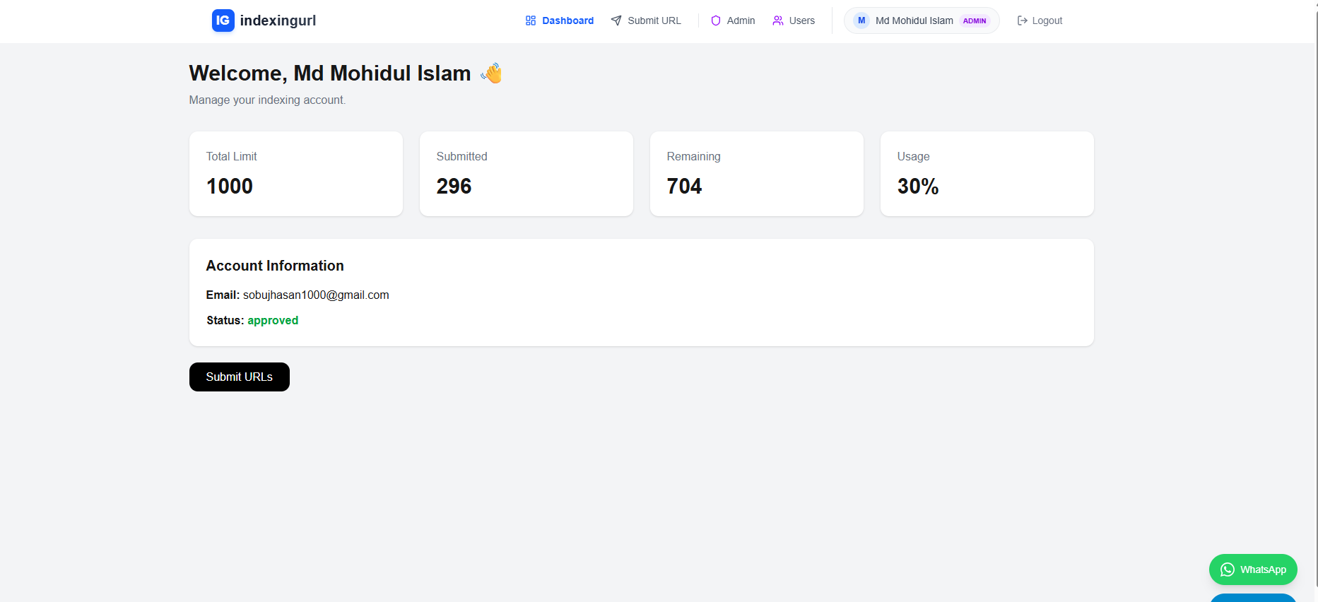 Fast indexing tools | Submit Unlimited link Index on Google 1 Minute