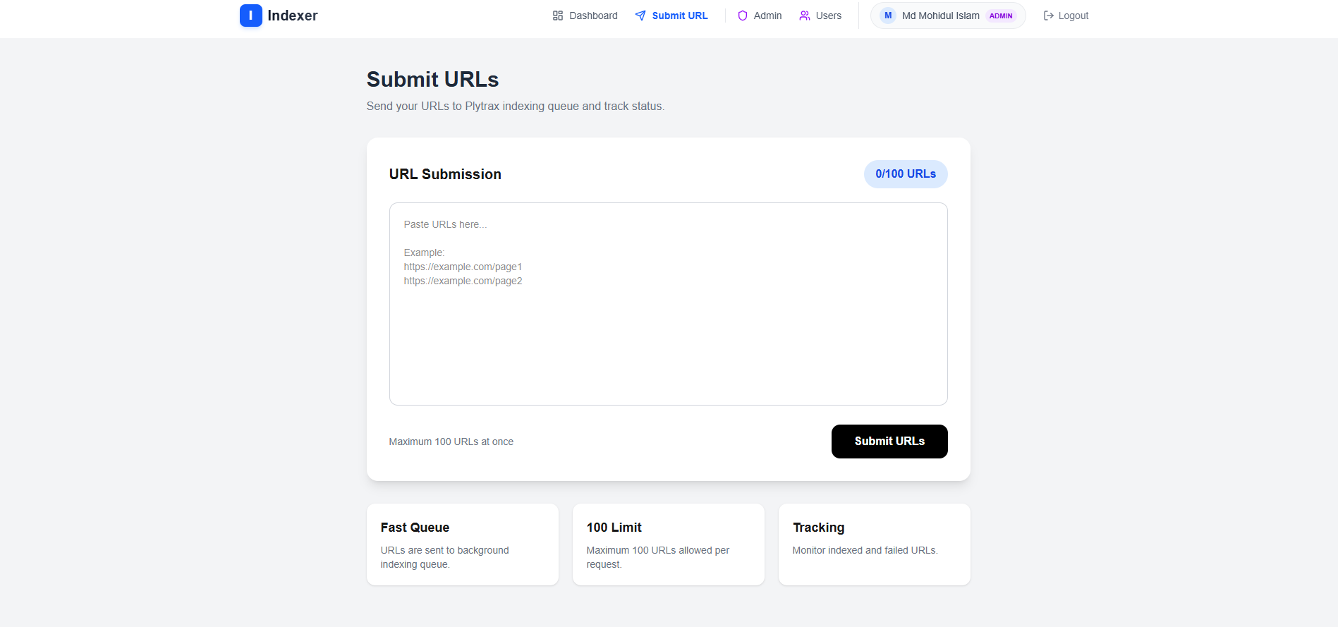 Instant Link Indexer - Google Indexing in 2 Minute Any Post