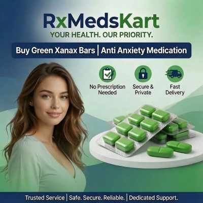 Buy Green Xanax Bars | Anti Anxiety Medication | RxMedsKart